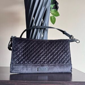 Vera Bradley Iconic RFID Slim Wristlet in Black